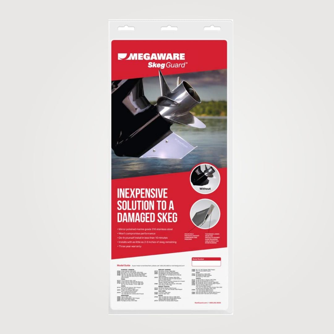 Megaware SkegGuard 27413 for Mercury, Protects Your Skeg from Damage